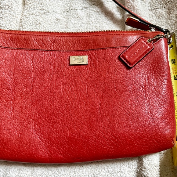 Coach Red Leather Crossbody Bag - Picture 12 of 12